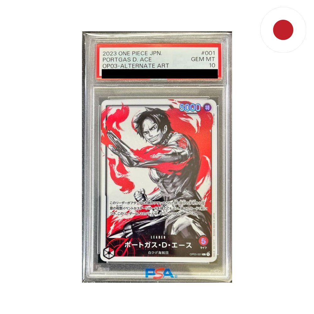 One Piece - Portgas D. Ace (OP03-001) JP PSA10