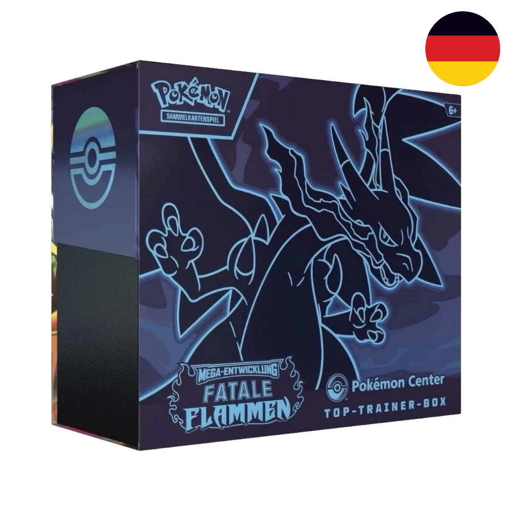 Pokemon - Fatale Flammen Pokémon Center Top-Trainer-Box DE [me02]