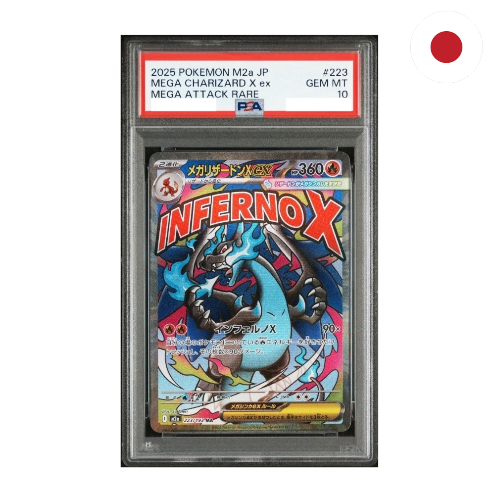 Pokemon - Mega Glurak X ex (m2a 223) JP PSA10