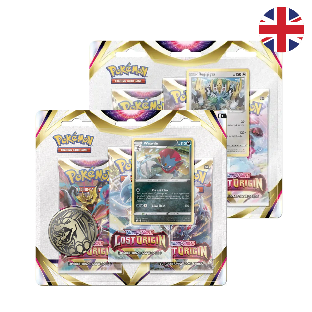 Pokemon - Lost Origin 3er Blister Bundle EN [swsh11] (Differenzbesteuert)