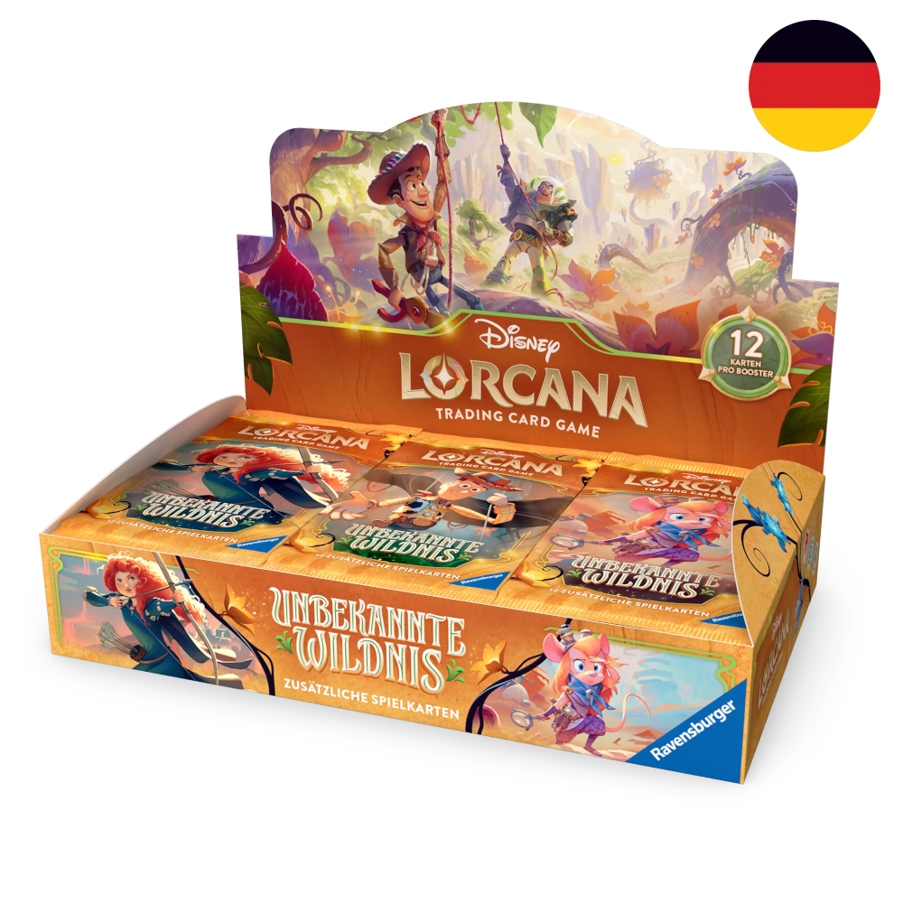Disney Lorcana - Unbekannte Wildnis Display DE (Differenzbesteuert)